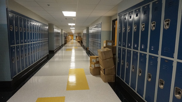 Hallways are still lined with boxes, but OMS will be ready for students on Monday, August 18! 