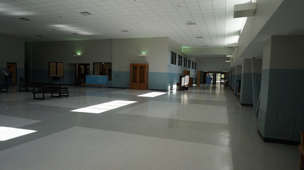 The commons, hallways, and classrooms got a fresh coat of paint as OMS transitions to the old high school building. 