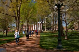 The University of Mississippi campus was once again honored by Princeton Review as one of the top 10 beautiful campuses, ranking No. 8 overall.