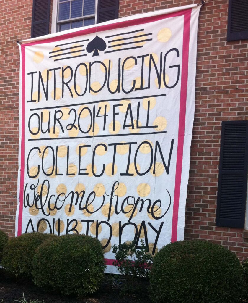 Alpha Omicron Pi has a new fall collection...