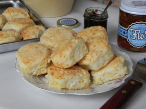 Felicia Suzanne's buttermilk cheese biscuits.