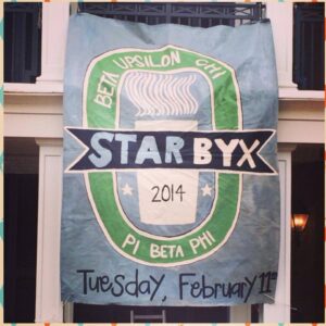 This spring's sign for the StarBYX charity. 