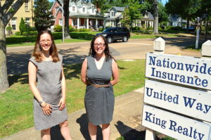 Alice Ricks (left) and Katherine Drinkwater (right) 