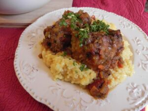 Oxtail osso buco.
