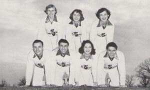 Ole Miss Cheerleaders squad 1952