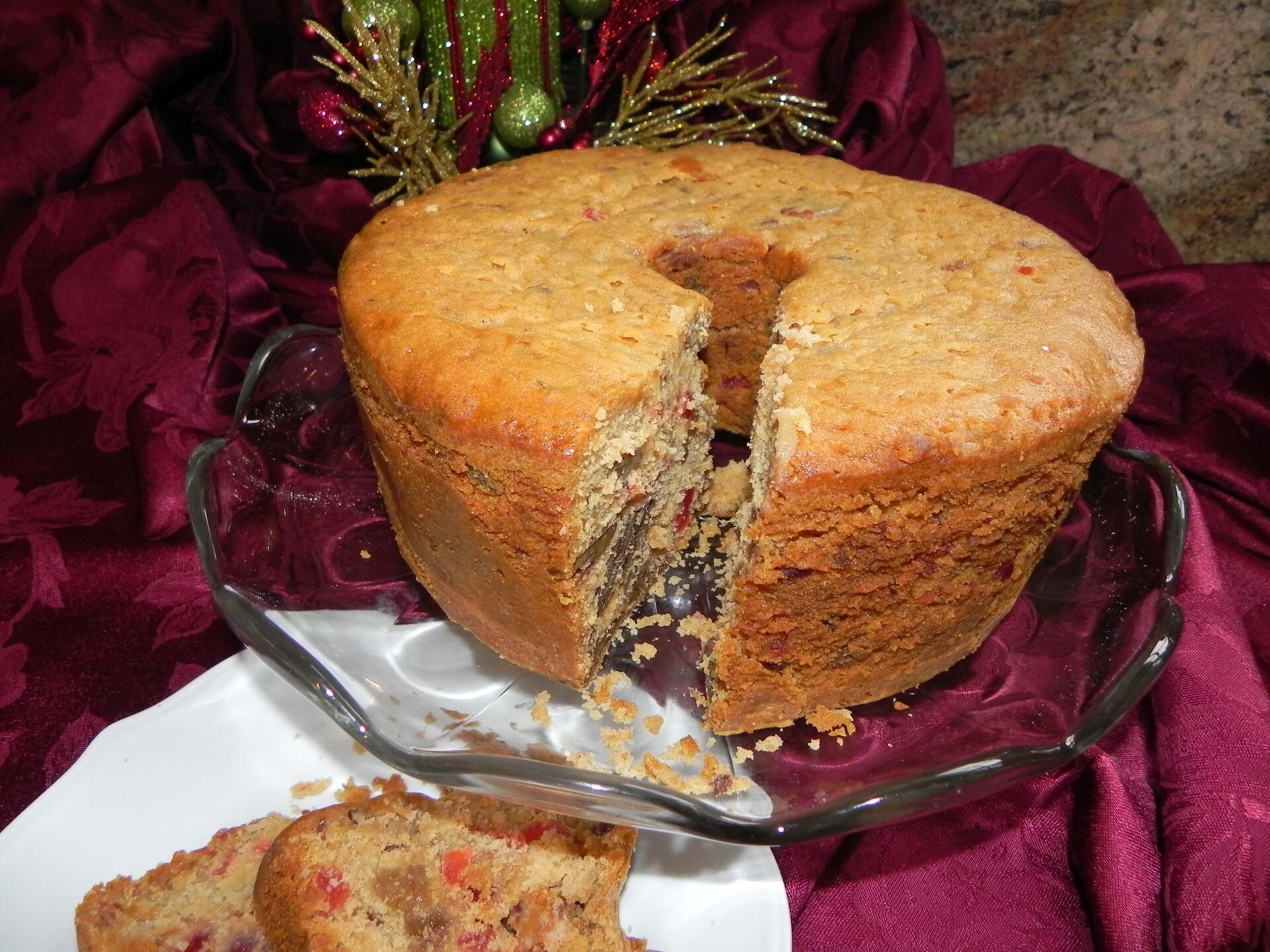 On Cooking Southern: Aunt Alline's Cherry Fruit Cake 