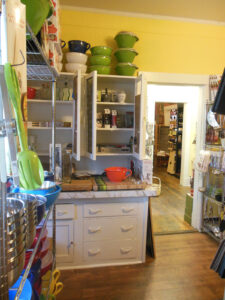 Culin-Arts has nine rooms of kitchenware, pottery, paintings, iron work and more.