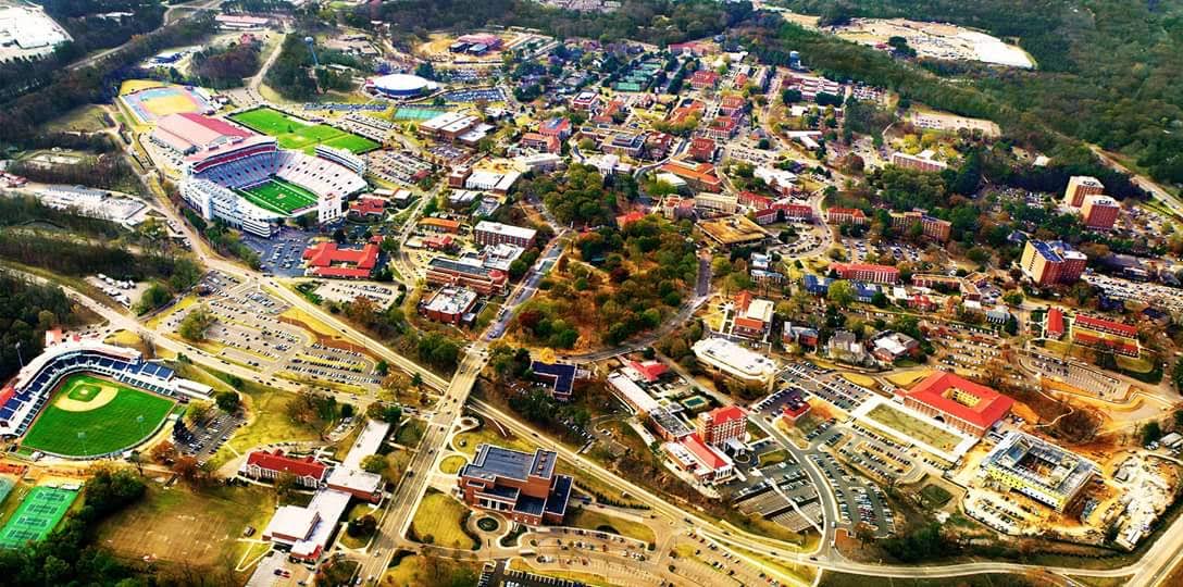 Aerial Views Of Oxford And Ole Miss