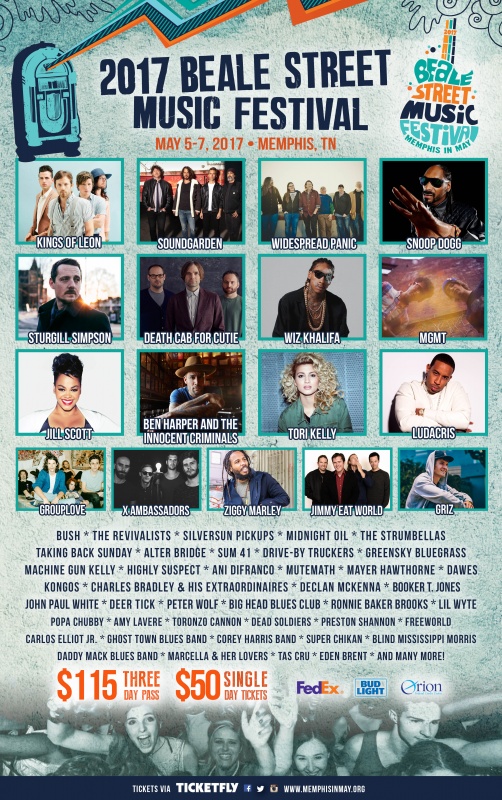 Memphis In May Lineup Released