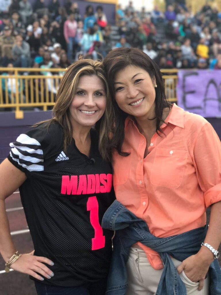 Brittany Wagner and Juju Chang