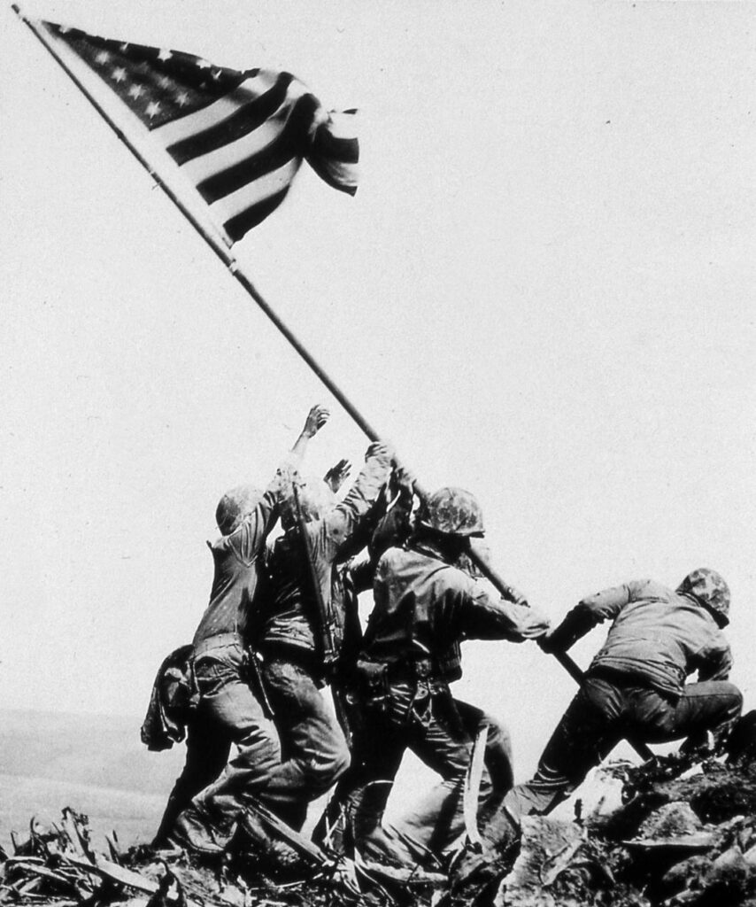 Flag at Iwo Jima