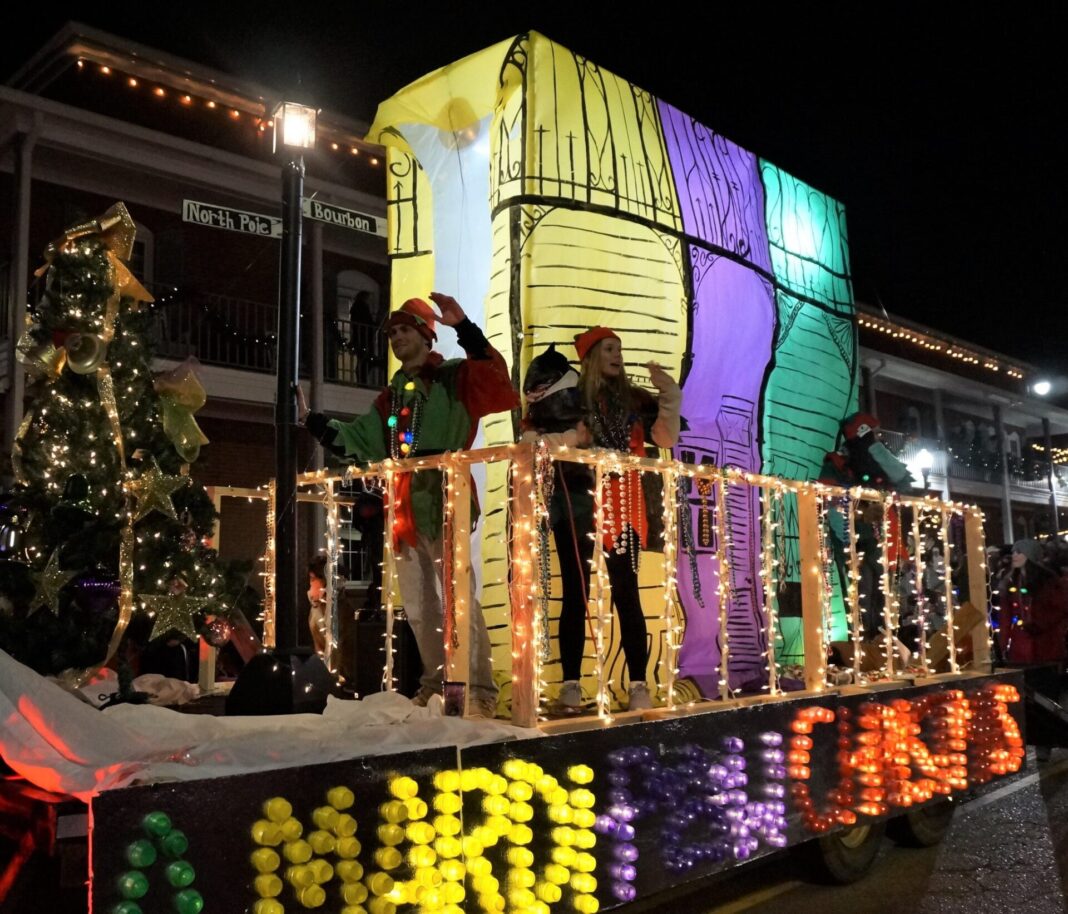 Crossroads Takes First Place for Best Float in Christmas Parade