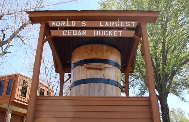 Bucket List Check World S Largest Cedar Bucket In Oxford