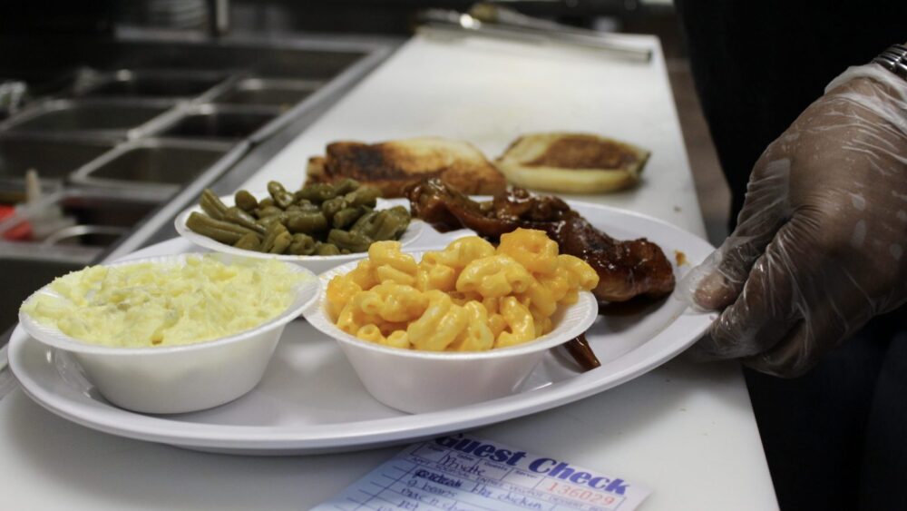 Plate of soul food