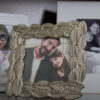 Family photos in frames