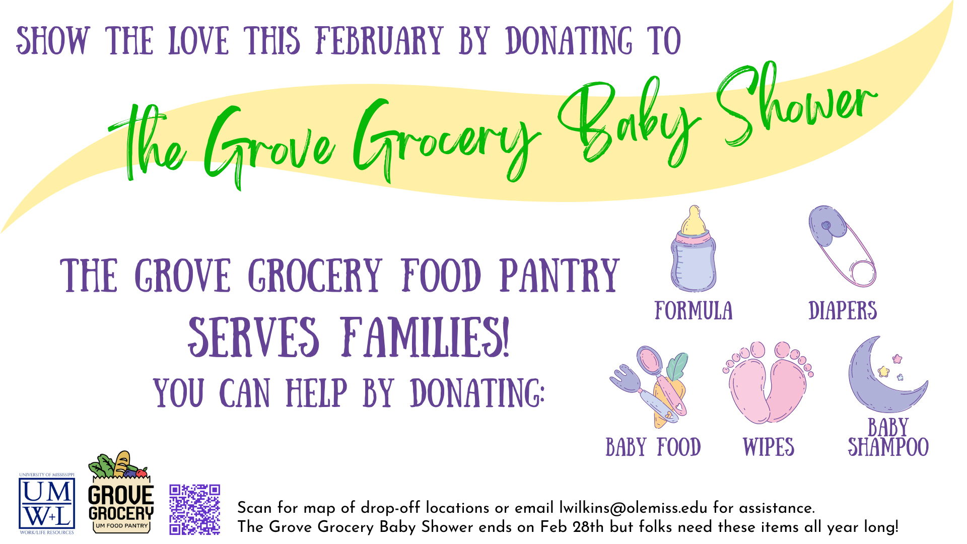You're Invited to a Grove Grocery Baby Shower 