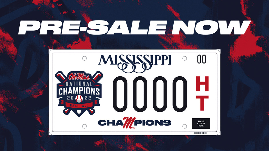 Ole Miss Baseball National Championship License Plate Now Available 