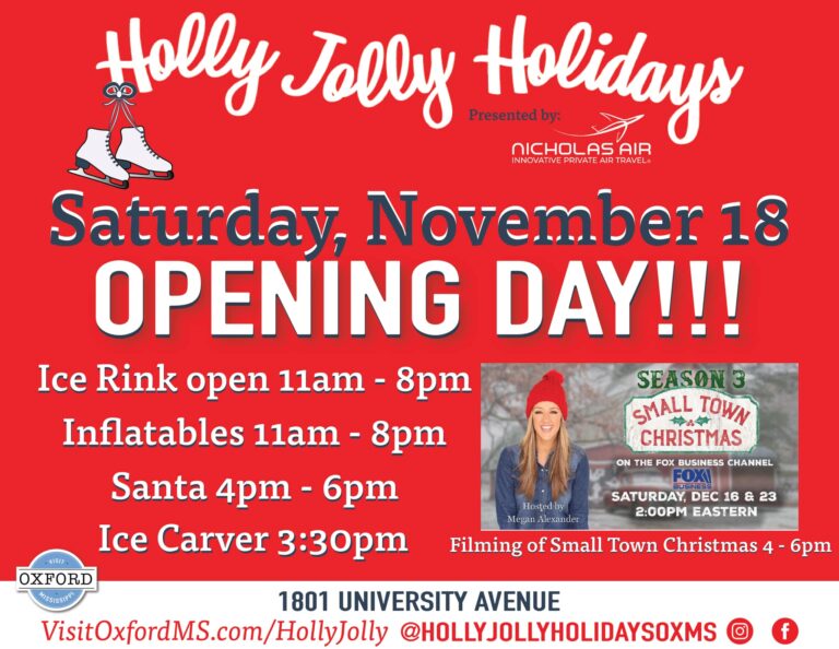 Holly Jolly Holidays Kicks Off Saturday with the Opening of the Ice Rink; Square Lighting on Sunday