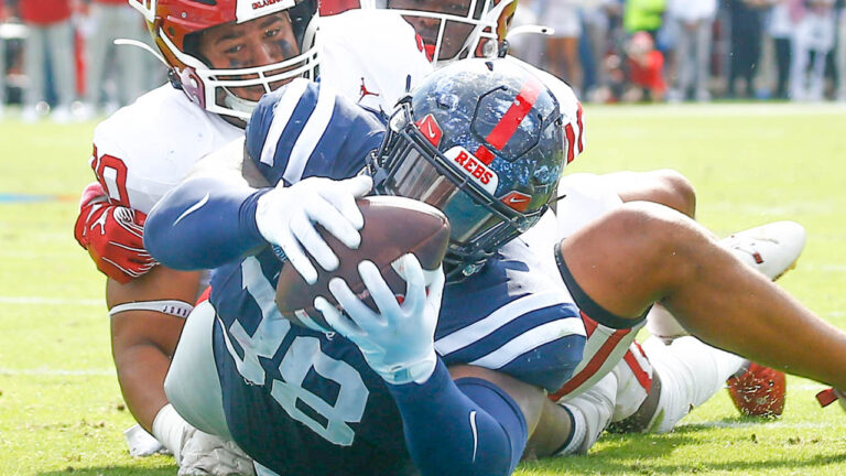 Ole Miss DT JJ Pegues talks about playing Duke in the Gator Bowl