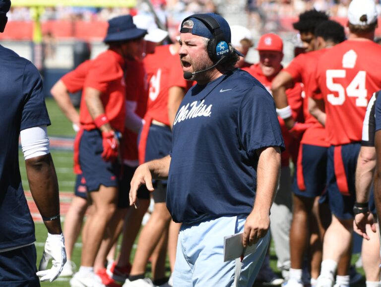 Ole Miss defensive coordinator Pete Golding