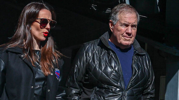 Former New England Patriots coach Bill Belichick and girlfriend Jordon Hudson